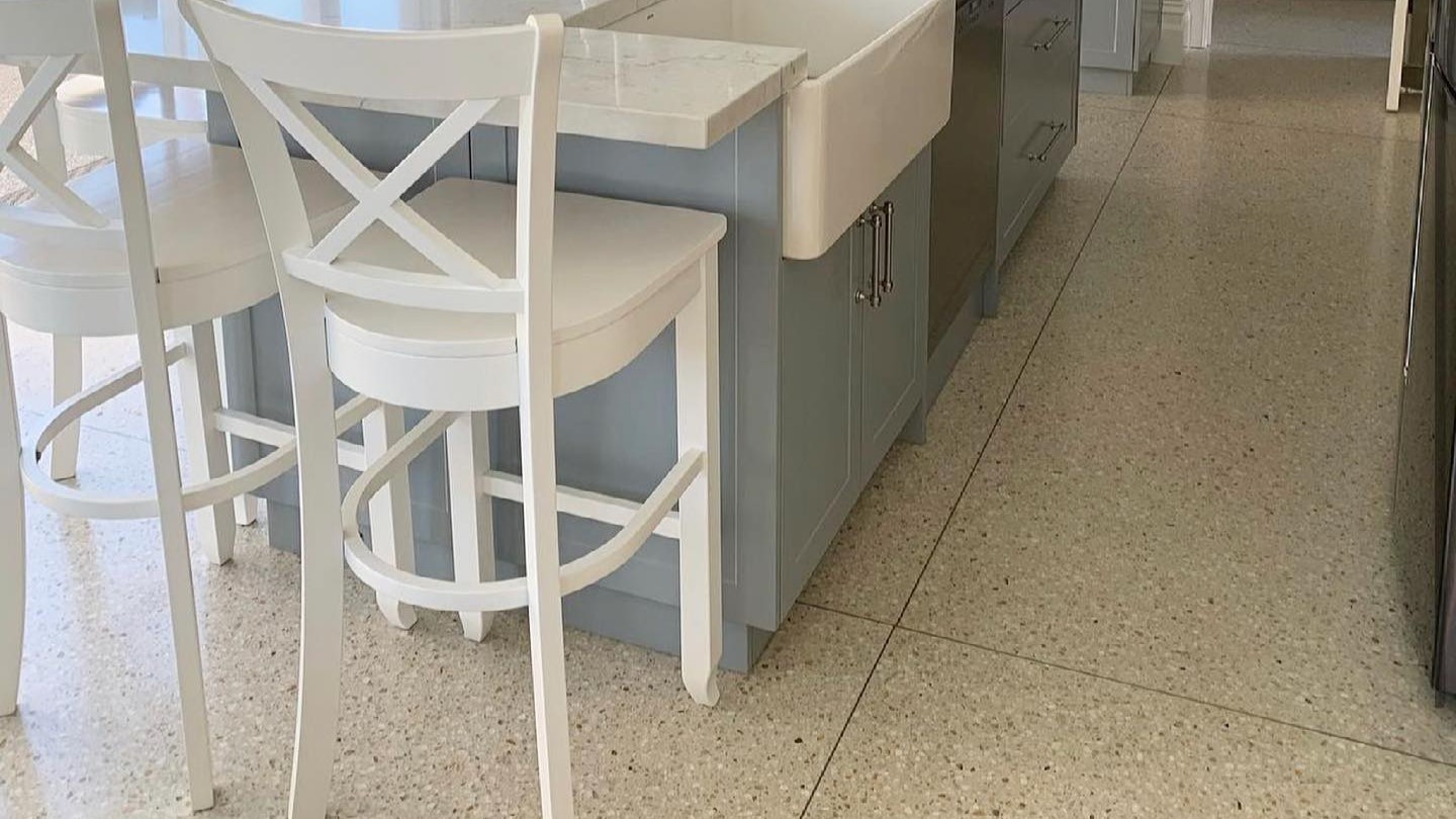 Vicmix coloured exposed aggregate concrete